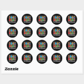 Andere Eenden Ronde Sticker (Vel)