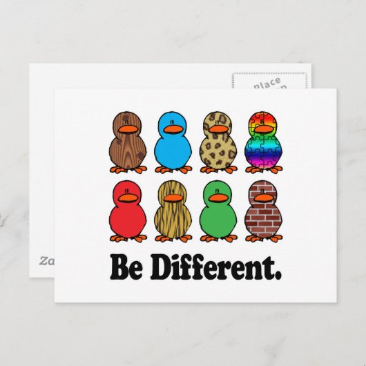 Andere eenden zijn briefkaart (Voorkant / Achterkant)