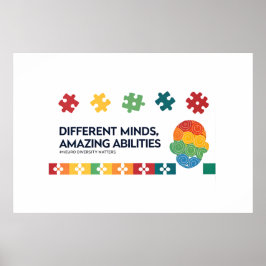 Andere Geesten Bewustzijn Kunst voor Verbazingwekk Poster
