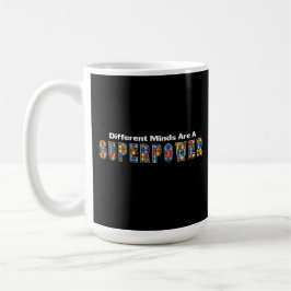 Andere Geesten Zijn een Superkracht Autisme Accept Koffiemok