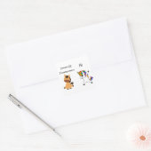 Andere HR-professionals Human Resources Eenhoorn Vierkante Sticker (Envelop)