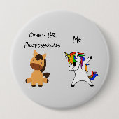 Andere HR-professionals Human Resources Unicorn Ronde Button 4,0 Cm (Voorkant)