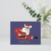 Andere Jol van de kerstman Feestdagenkaart (Staand voorkant)