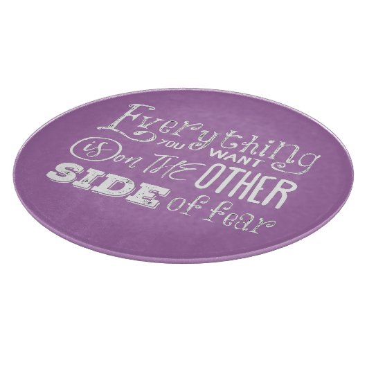 Andere kant van de angst snijplank (Hoek)