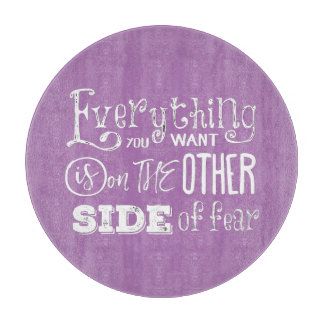 Andere kant van de angst snijplank