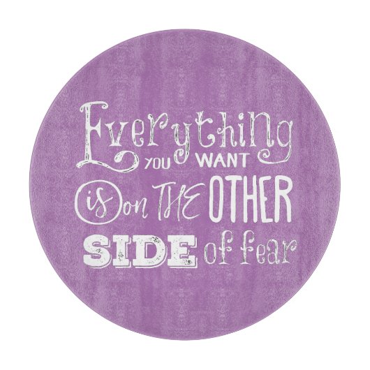 Andere kant van de angst snijplank (Voorkant)