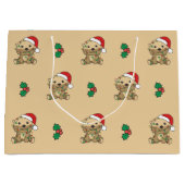 Andere Kerst Winter Dieren Vakantie Otters Groot Cadeauzakje (Voorkant)