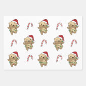 Andere Kerst Winter Dieren Vakantie Otters Inpakpapier Vel (Voorkant 2)