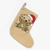 Andere Kerst Winter Dieren Vakantie Otters Kleine Kerstsok (Voorkant (Hangend))