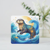 Andere koning van Eilean Donan: Schotse Dratsie Kaart (Staand voorkant)