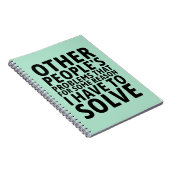 Andere Mensen Hun Problemen Notitieboek (Rechterzijde)