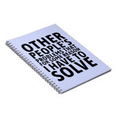 Andere Mensen Hun Problemen Notitieboek (Rechterzijde)
