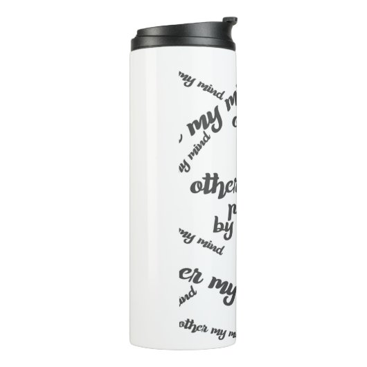 Andere mijn geest thermosbeker (Gedraaid links)
