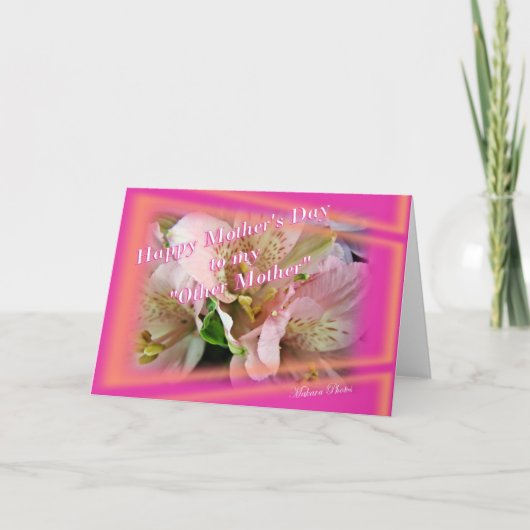 "Andere moeder" Moederdag kaart (Voorkant)