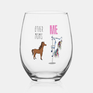 Andere moeders. Ik. Wijnglas Zonder Voet