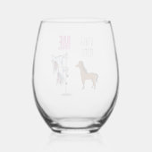 Andere moeders. Ik. Wijnglas Zonder Voet (Achterkant)