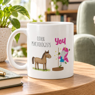 Andere psychologen vs jouw psychologie koffiemok