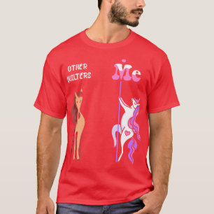 Andere quilters Me Tee Eenhoorn Quilter Grappig Ca T-shirt