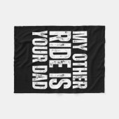 Andere rit is je vader fleece deken (Voorkant (Horizontaal))
