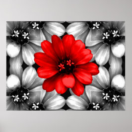 Andere rode ventilator zijn poster