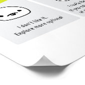 Andere schaal voor Poster ontwerpfeedback (Hoek)