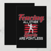 Andere sporten zijn zinloze Mannen Vrouwen Feestdagenkaart (Voorkant / Achterkant)