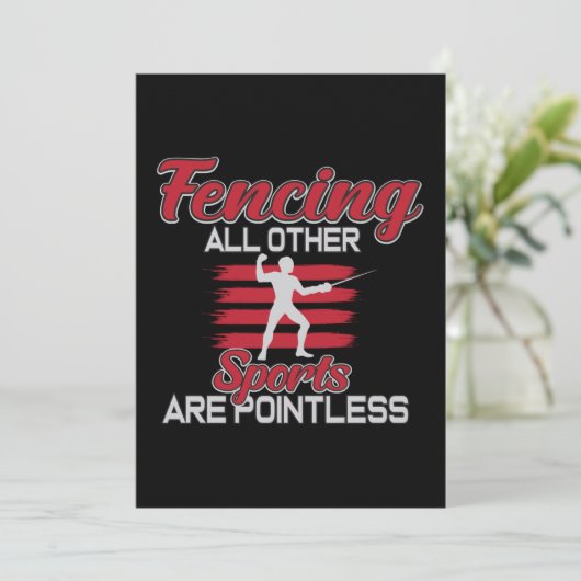 Andere sporten zijn zinloze Mannen Vrouwen Feestdagenkaart (Staand voorkant)