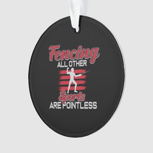 Andere sporten zijn zinloze Mannen Vrouwen Ornament (voorkant)