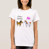 Andere tante Unicorn tante T-shirt (Voorkant)