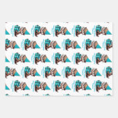 Andere thema jongen verjaardag gepersonaliseerd inpakpapier vel (Voorkant 2)