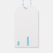 Andere Theme Boy's Eerste Verjaardag Gepersonalise Cadeaulabel (Achterkant)