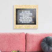 Andere trommelaar -- Canvas Kunstprint Afdruk (Insitu (Woonkamer))