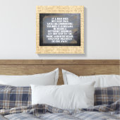 Andere trommelaar -- Canvas Kunstprint Afdruk (Insitu (Slaapkamer))