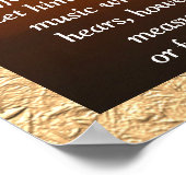 Andere trommelaar - Thoreau citaat poster (Hoek)