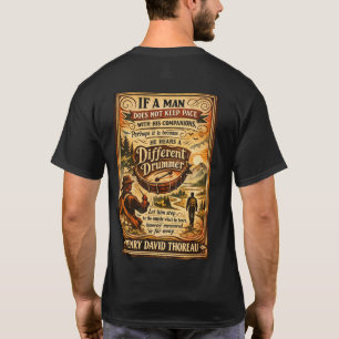 Andere trommelaar - Thoreau T-shirt
