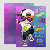 Andere uitnodiging van Birthday Kickback (Voorkant / Achterkant)