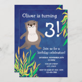 Andere uitnodiging voor verjaardag (Voorkant / Achterkant)