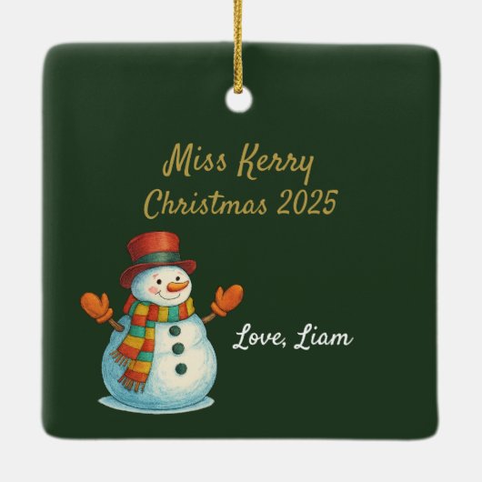 Andere Vaardigheden, Dezelfde Kerstmagie Keramisch Ornament (Achterkant)