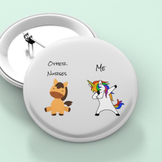Andere verpleegsters Eenhoorn Medisch Veldhospitaa Ronde Button 4,0 Cm