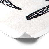 Andere vlakken van hier, inkttekening poster (Hoek)