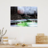 Andere wereld poster (Keuken)