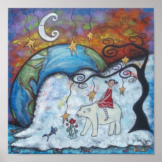 Andere werelden afdrukken poster (Voorkant)