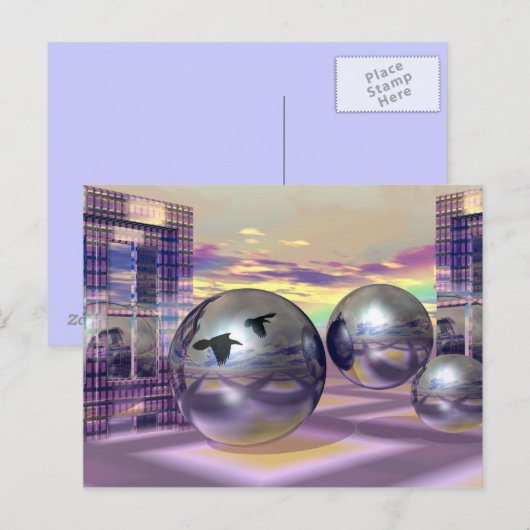 Andere werelden briefkaart (Voorkant / Achterkant)