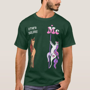 Andere zeilers Me T-shirt Eenhoorn Sailor Grappig 