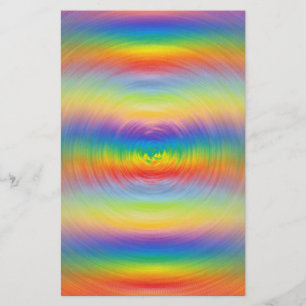 andere zijde van de regenboogstrips briefpapier