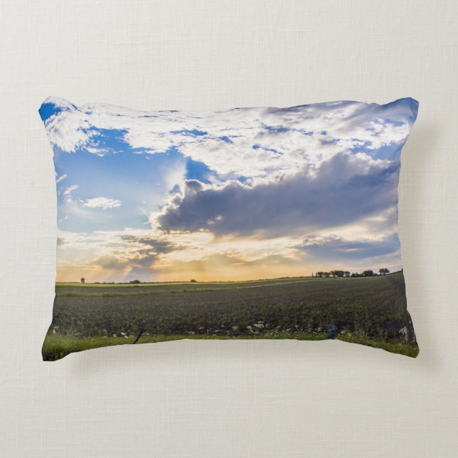 Andere zonneschijn decoratief kussen (Voorkant)
