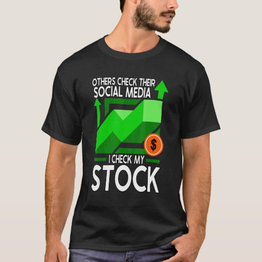 Anderen controleren hun sociale media Ik check mij T-shirt (Voorkant)