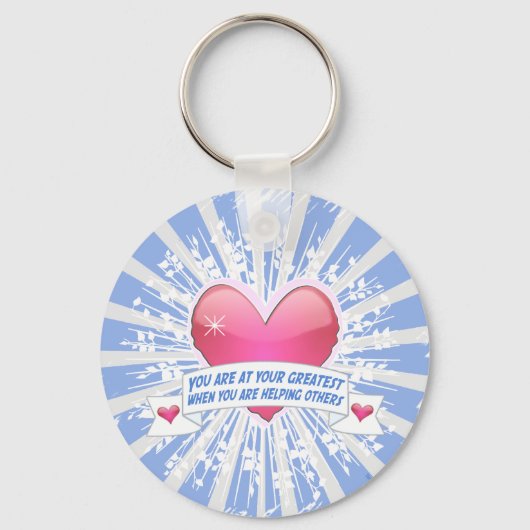 Anderen helpen sleutelhanger (Voorkant)