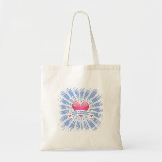 Anderen helpen tote bag (Voorkant)