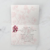 Anderen vasthouden, vasthouden – Pink Ribbon Careg Kaart (Binnen)